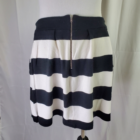 French Connection women's black white mini skirt - Picture 4 of 8